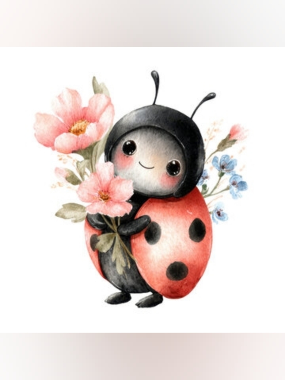 Lady Bug Custom Fridge Magnet Kitchen Decor
